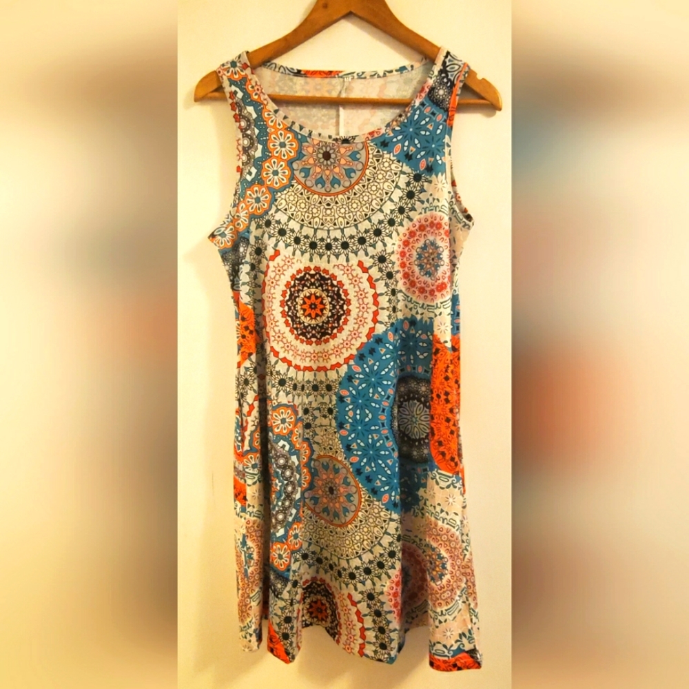 Boho tank dress